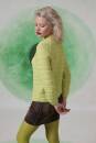 Knitting set Sweater VENUS with knitting instructions in garnwelt box in size S