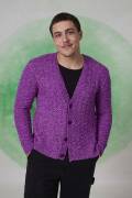 Strickset Jacke Lang Yarns Fortuna ELIAS mit Anleitung in garnwelt-Box SM