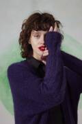 Knitting set Coat MOHAIR LUXE with knitting instructions in garnwelt box