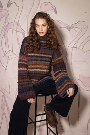 Strickset Pullover Lang Yarns Cloud VERONICA mit Anleitung in garnwelt-Box