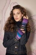 Knitting set Wrist warmers CLOUD with knitting instructions in garnwelt box in size ca 26 x 20 cm