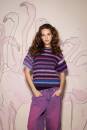 Knitting set Short-sleeved sweater CLOUD with knitting instructions in garnwelt box