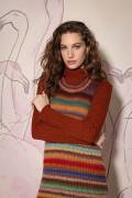 Strickset Kleid Lang Yarns Cloud ADELAIDE mit Anleitung in garnwelt-Box S