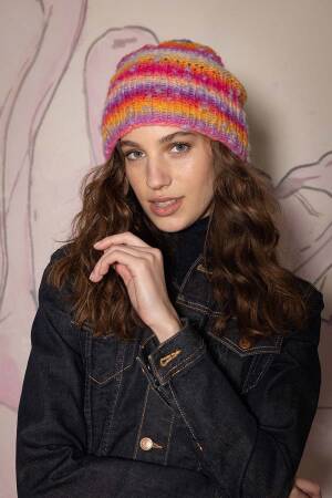 Knitting set Hat CLOUD TWEED with knitting instructions in garnwelt box