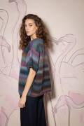 Strickset Kurzarmpullover Lang Yarns Orion DELIAH mit Anleitung in garnwelt-Box S-M