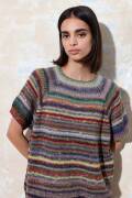 Strickset Pullover Top Down Lang Yarns Magnolia WITHNEY mit Anleitung in garnwelt-Box S-M