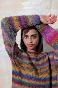 Strickset Pullover Lang Yarns Magnolia WENKE mit Anleitung in garnwelt-Box S-M