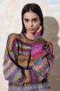 Strickset Pullover Lang Yarns Magnolia WENKE mit Anleitung in garnwelt-Box S-M