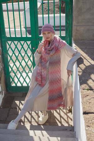 Strickset Schal Lang YarnsHarmony YAMILE mit Anleitung in garnwelt-Box