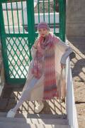 Strickset Schal Lang YarnsHarmony YAMILE mit Anleitung in garnwelt-Box ca 39 x 360 cm