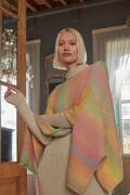 Strickset Poncho Lang YarnsHarmony RAINA mit Anleitung in...