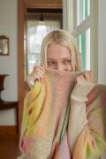 Strickset Poncho Lang YarnsHarmony RAINA mit Anleitung in garnwelt-Box onesize