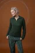 Strickset Pullover Lang Yarns Alpaca Soxx ply ARCADIA mit Anleitung in garnwelt-Box S