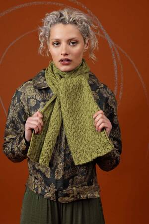 Knitting set Scarf BABY ALPACA with knitting instructions in garnwelt box