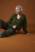Strickset Jacke Lang Yarns Baby Alpaca TERESA mit Anleitung in garnwelt-Box S