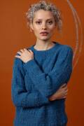 Knitting set Sweater SURI ALPACA with knitting instructions in garnwelt box in size S