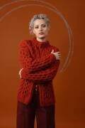 Knitting set Cardigan SURI ALPACA with knitting instructions in garnwelt box in size S