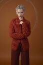 Knitting set Cardigan SURI ALPACA with knitting instructions in garnwelt box in size S