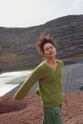 Strickset Pullover Lang YarnsDonegal Tweed+ MANDY mit Anleitung in garnwelt-Box S-M