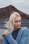 Strickset Jacke Lang YarnsDonegal Tweed+ SULLY mit Anleitung in garnwelt-Box S