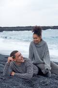 Strickset Pullover Lang YarnsDonegal Tweed+ JENNA mit Anleitung in garnwelt-Box S