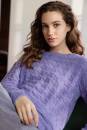 Knitting set Sweater CASHMERE PREMIUM with knitting instructions in garnwelt box in size S