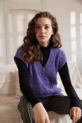 Strickset Pullunder Lang YarnsCashmere+ KARIMA mit Anleitung in garnwelt-Box S-M