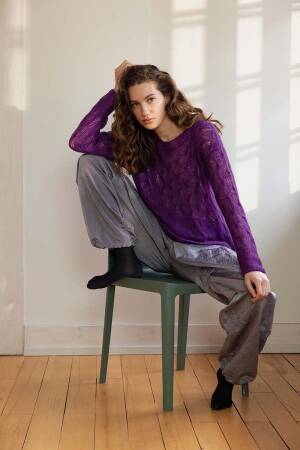 Strickset Pullover Lang YarnsCashmere Dreams EMKE mit Anleitung in garnwelt-Box