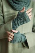 Strickset Fingerlose Handschuhe Lang YarnsCashmere Lace...