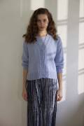 Strickset Jacke Lang YarnsCashmere+ NOVALEE mit Anleitung...