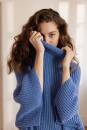 Knitting set Sweater CASHMERE PREMIUM with knitting instructions in garnwelt box