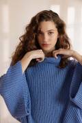 Strickset Pullover Lang YarnsCashmere Premium RAHA mit Anleitung in garnwelt-Box S-M