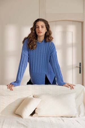 Strickset Pullover Lang YarnsCashmere Premium ZEHRA mit Anleitung in garnwelt-Box