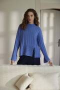 Strickset Pullover Lang YarnsCashmere Premium ZEHRA mit Anleitung in garnwelt-Box S-M