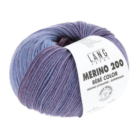 Lang Yarns MERINO 200 BEBE COLOR 550