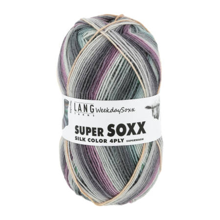 Lang Yarns SUPER SOXX SILK COLOR 4-FACH 466