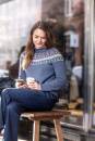 Knitting set Pullover BABY ALPACA with knitting instructions in garnwelt box in size XS