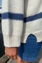 Strickset Sweater Lang Yarns Baby Alpaca Nordic Sailor (English) mit Anleitung in garnwelt-Box