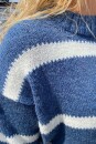 Strickset Sweater Lang Yarns Baby Alpaca Nordic Sailor (Dansk) mit Anleitung in garnwelt-Box S