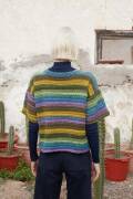 Strickset Kurzarmpullover gehäkelt Lang Yarns Move ply UNEXPECTED MOVE mit Anleitung in garnwelt-Box