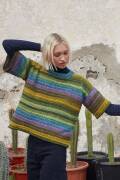 Strickset Kurzarmpullover gehäkelt Lang Yarns Move ply UNEXPECTED MOVE mit Anleitung in garnwelt-Box S-M