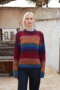 Knitting set Sweater MOVE 6-FACH/6-PLY with knitting instructions in garnwelt box in size S