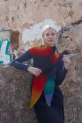 Strickset Dreiecktuch gehäkelt Lang Yarns Move ply YOUR MOVE mit Anleitung in garnwelt-Box