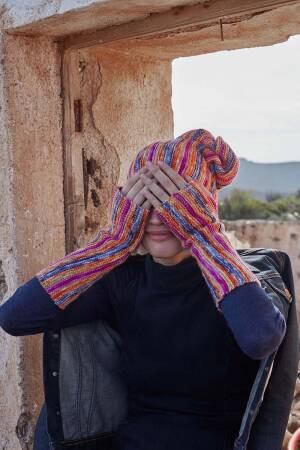 Strickset Mütze Lang Yarns Move PIROUETTE mit Anleitung in garnwelt-Box