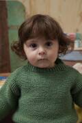 Strickset Pullover Lang Yarns Merino  Bébé ODIN mit Anleitung in garnwelt-Box 56-62
