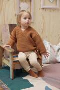 Strickset Wickeljacke Lang Yarns Merino  Bébé INGE mit Anleitung in garnwelt-Box 62
