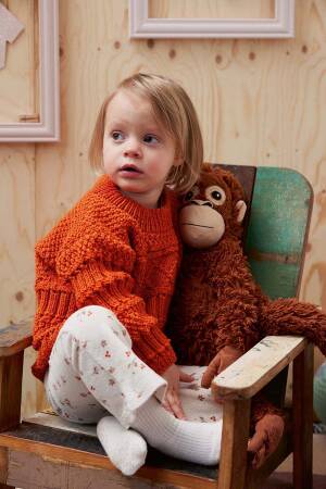 Strickset Pullover Lang Yarns Merino  Bébé SELMA mit Anleitung in garnwelt-Box