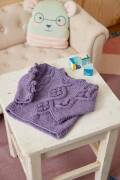 Strickset Pullover Lang Yarns Merino  Bébé ELINA mit Anleitung in garnwelt-Box 62-68