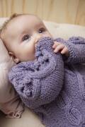 Strickset Pullover Lang Yarns Merino  Bébé ELINA mit Anleitung in garnwelt-Box 62-68