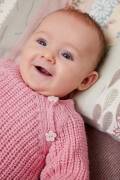 Knitting set Long-sleeved romper MERINO 200 BEBE with knitting instructions in garnwelt box